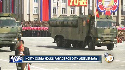 North Korea holds parade for 70th Anniversary