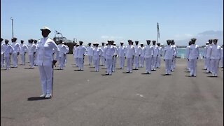 South Africa - Cape Town - Naval Junior Officers Graduation Ceremony (Video) (Xdo)