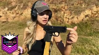 Girl Hits Impossible Shot! ~ Down the Barrel of a Gun Pointed at her!