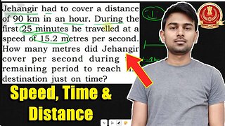 Toughest Time, Speed & Distance Question of SSC Quant ?? | MEWS Maths #ssc #ssccgl #maths