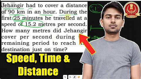 Toughest Time, Speed & Distance Question of SSC Quant ?? | MEWS Maths #ssc #ssccgl #maths