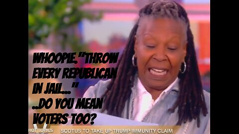 Whoopi Goldberg of the View says we live in a Tyranny, not a Democracy. How did we get here?