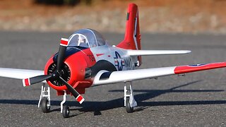 Eleven Hobby T-28 Trojan RC Plane Warbird Fun Flight