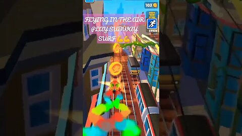 FLYING IN THE AIR PLAY SUBWAY SURF