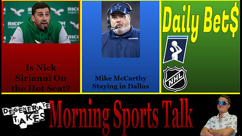 Morning Sports Talk: Head Coaching Carousel & Daily Bets