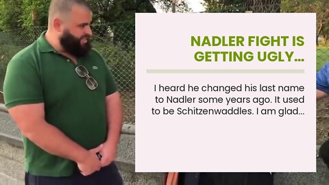 Nadler fight is getting ugly…