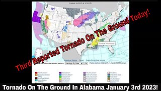 Tornado On The Ground In Alabama January 3rd 2023!