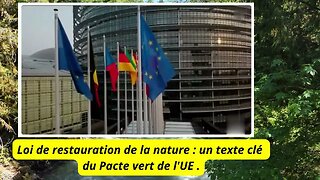 Loi de restauration de la nature : un texte clé du Pacte vert de l'UE.