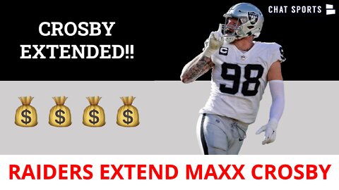 Las Vegas Raiders News: Maxx Crosby Signs 4-Year Contract Extension, Becomes Top 5 Paid NFL Edge