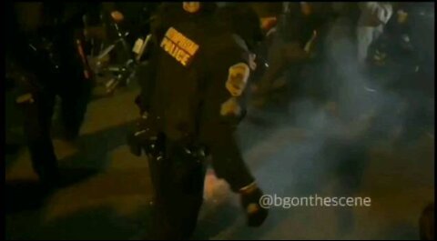 MPD STOMP OUT BURNING FLAG