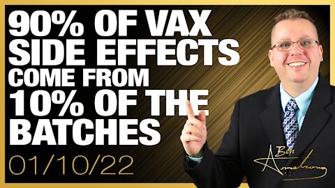 Dr. Mike Yeadon Says 90% Of Vaccine Side Effects Came From Less Than 10% of the Batches