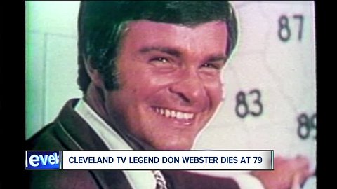 Legendary former News 5 Cleveland TV personality Don Webster has died