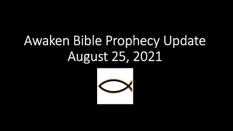Awaken Bible Prophecy Update 8-25-21 - Red Alert! America Will Soon Strike (us)