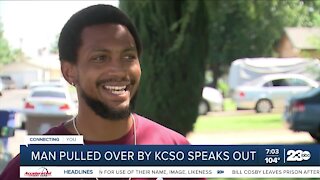 Man pulled over by KCSO speaks out