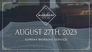 MCC Sunday Service August 27th