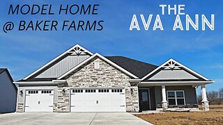 Model Home in Baker Farms | Dayton, Indiana | 3 Bed 2 Bath Ranch | Quiet Rural Living | Large Lot