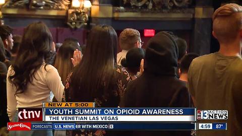 Hundreds attend youth summit on opioid awareness