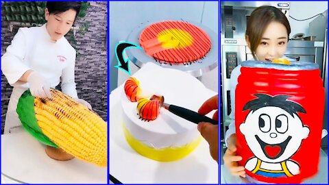 Super Asian Ninja Cake Decorating Ideas (Oddly Satisfying Cakes) 04