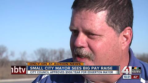 Edgerton, KS mayor gets raise, now makes $90K per year