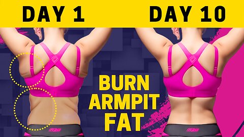 Do You SUFFER From Underarm Fat? 10 Min Armpit Workout