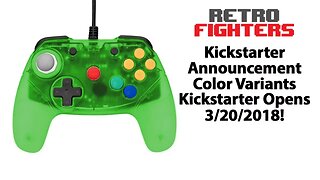 Retro Fighters Announces Brawler 64 for N64 Kickstarter for Color Variants Starting March 20 2018