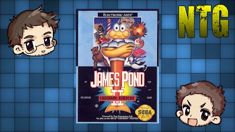 Let's Play James Pond On Sega Genesis! -- Christmas In January 2013 -- No Talent Gaming