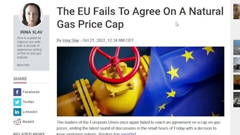 EU can't agree on a gas price gap, bring further chaos to Europe