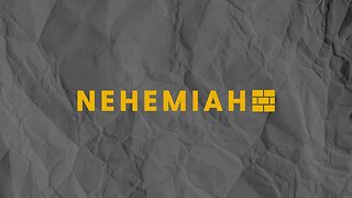 Nehemiah 2:1-10 Extraordinary Faith