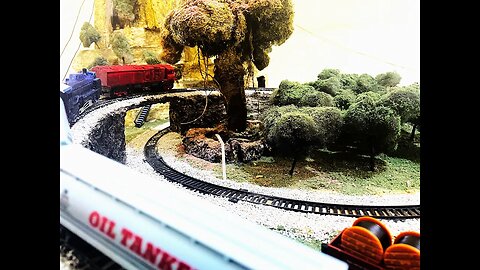 RC Steam Oil Train Models Slip On Railroad Scale HO