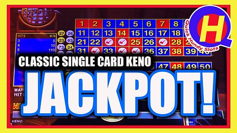 Classic KENO Jackpot! Big Win at Encore Las Vegas!