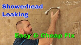 Fix Leaking Shower Head For A Couple Dollars