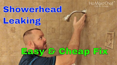 Fix Leaking Shower Head For A Couple Dollars