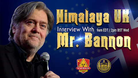 Weekly Interview with Mr. Bannon. 19th May, 2021