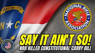 Did NRA Just KILL Constitutional Carry In North Carolina?!