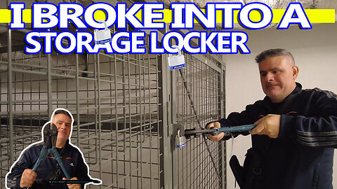 I Broke Into A Storage Locker Using Bolt Cutters 🔓🪒