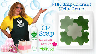 Soap Testing Kelly Green Soap Colorant- Natures Garden