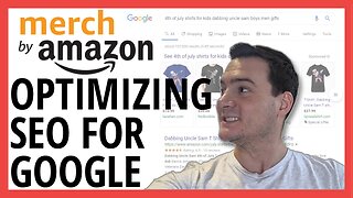 Amazon Merch SEO Optimization Tips For Google 🌐