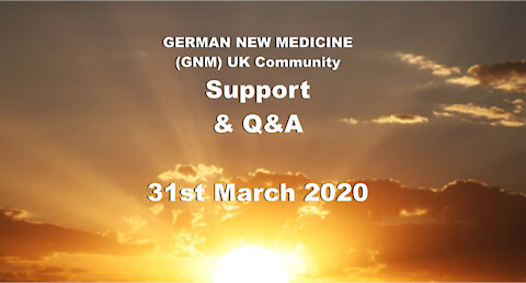GNM Live Q&A Session - March 31st 2020, topic Coronavirus