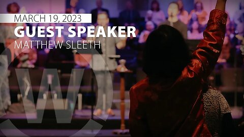 Special Guest Speaker | Matthew Sleeth | 3/19/23