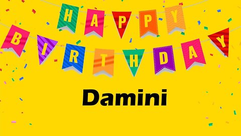 Happy Birthday to Damini - Birthday Wish From Birthday Bash