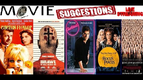 Monday Movie Suggestions ft. Cactus Flower, Brawl in Cell Block 99, Cocktail, Hocus Pocus, Being