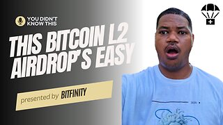 Bitfinity, A Bitcoin L2 Airdrop By Internet Computer That Are About To Miss.