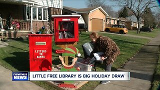 Little Free Library is a big draw in West Seneca