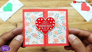 How to Make Surprise Gift Cards For Valentine's Day | DIY Easy Paper Crafts