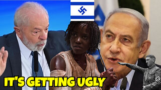 BRAZIL'S PRESIDENT COMPARING WAR IN GAZA TO THE HOLOCAUST IN FRONT OF AFRICAN LEADERS