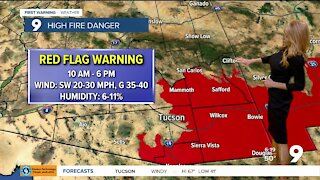 Critical fire weather and cooler air