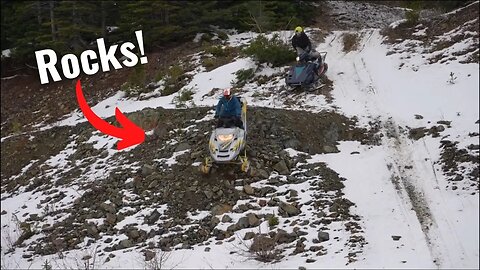 Rock Crawling with Snowmobiles!