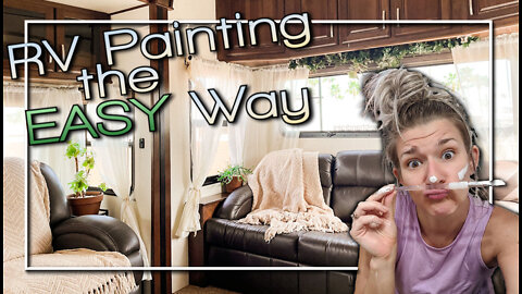 RV Painting | The Easy Way to Paint RV Wallpaper!