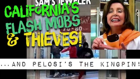 CALIFORNIA'S FLASH MOBS & THIEVES! ...and Pelosi's the Kingpin!