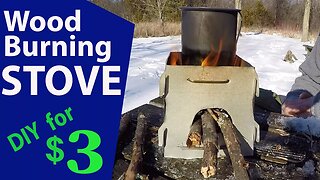 Wood Burning Stove Fire Box MYOG for Backpacking and Camping